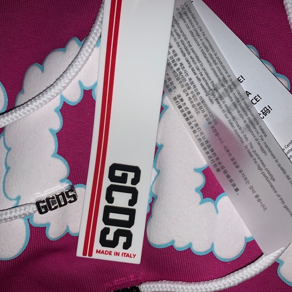 GCDS Care Bears Hoodie Sweater Pink Medium - Picture 3 of 7